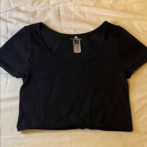 Black Crop Top